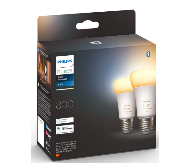 Philips Hue White ambiance Inteligentna Żarówka 2xE27 800lm 8719514328242 - 693571 - zdjęcie 4